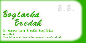 boglarka bredak business card